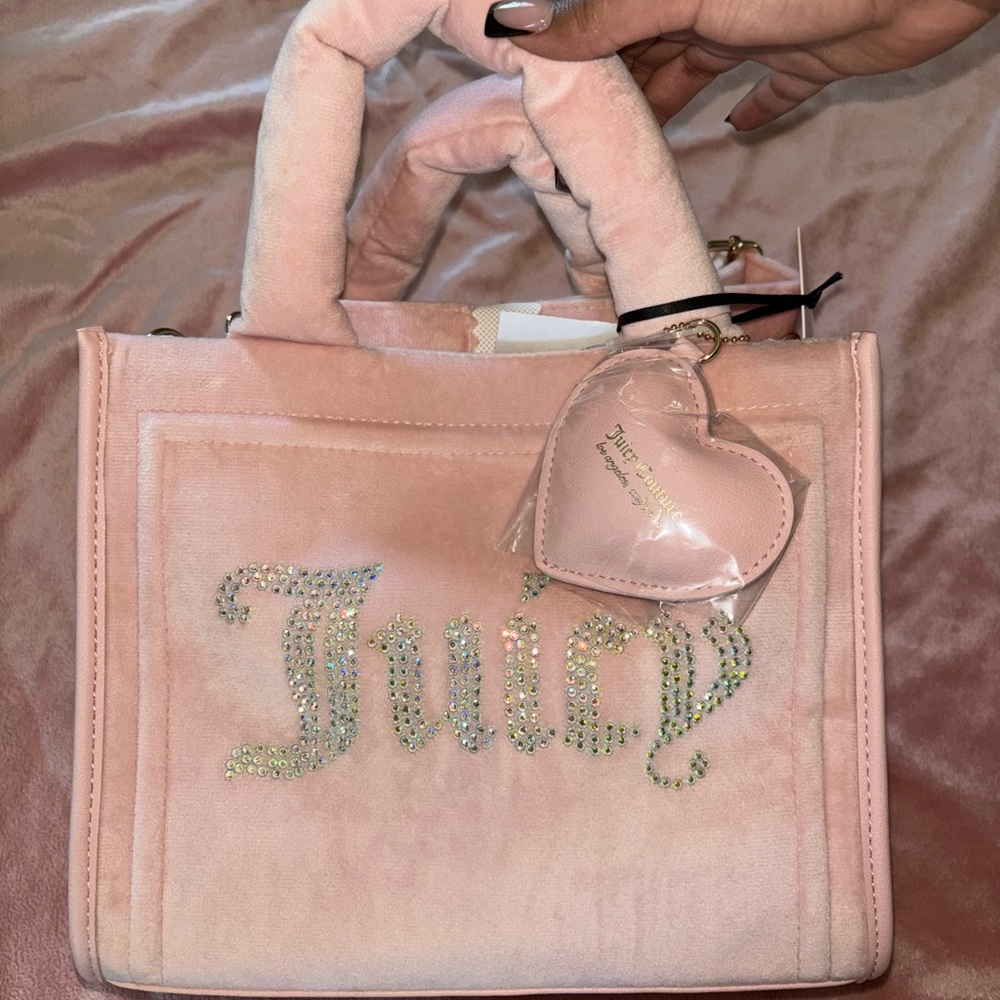Juicy Couture PINK diamond big spender mini tote